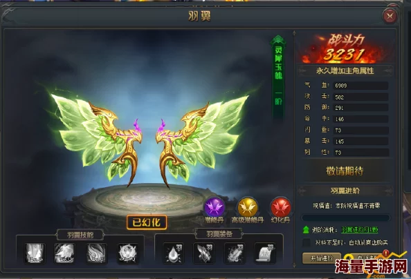 神创大陆羽翼系统详解：如何获得及进行羽翼幻化全面解析