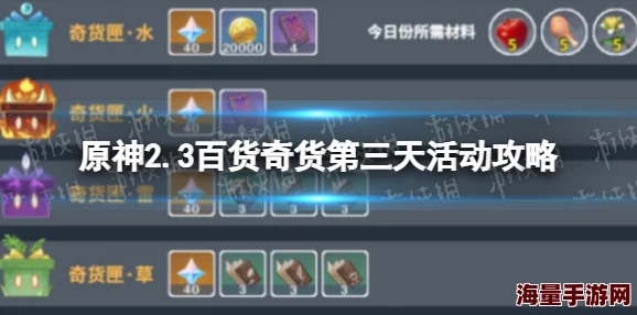 原神4.3奇货百货兑换什么比较好4.3奇货百货兑换建议推荐 原神4.3奇货百货兑换什么比较好4.3奇货百货兑换建议推荐